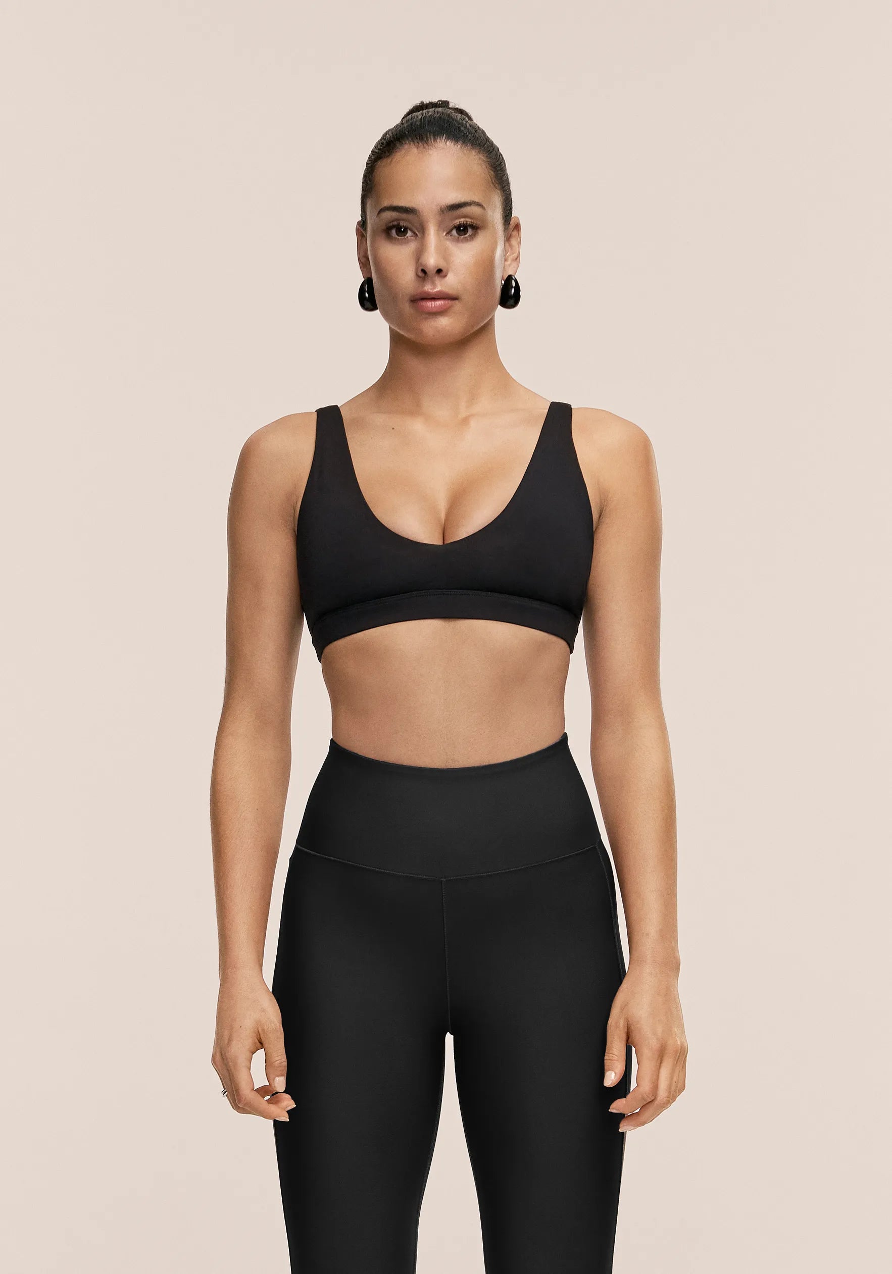 Casall Soft Touch Padded reggiseno sportivo nero leggero
