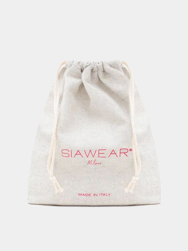 Siawear Big Woven sacchetto cotone 23x27 cm riutilizzabile