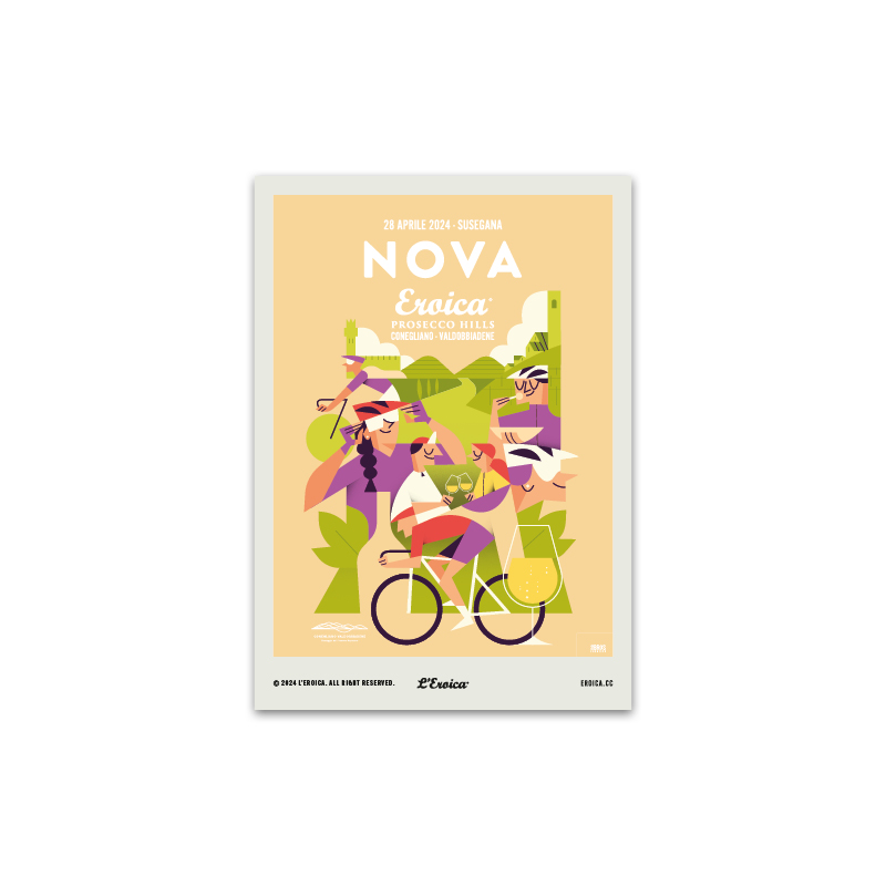 L'Eroica Set Cartoline 2024 Illustrazioni Storiche