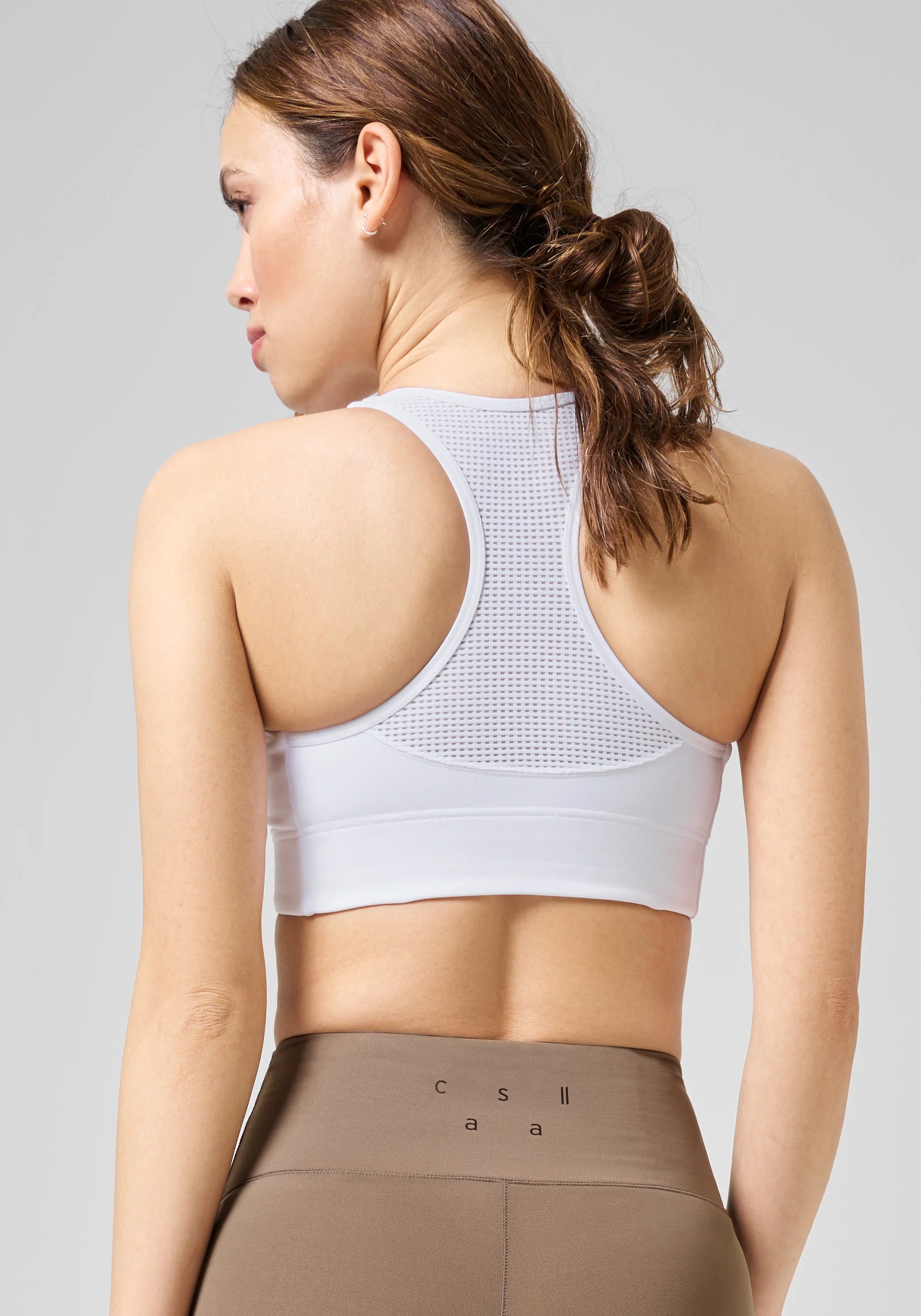 Casall Iconic Longline reggiseno sportivo bianco