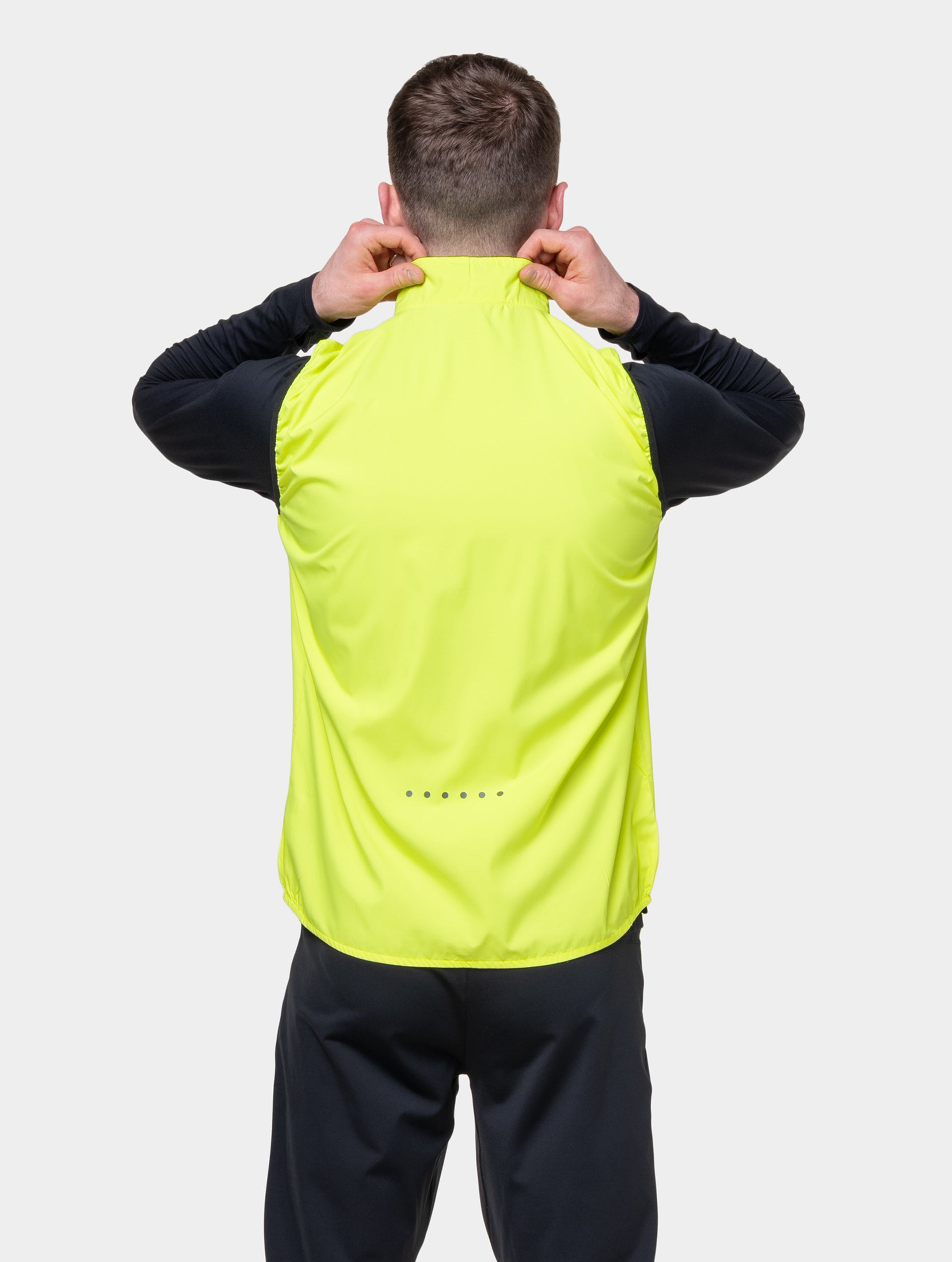 Ronhill Core Gilet running uomo nero/bianco traspirante