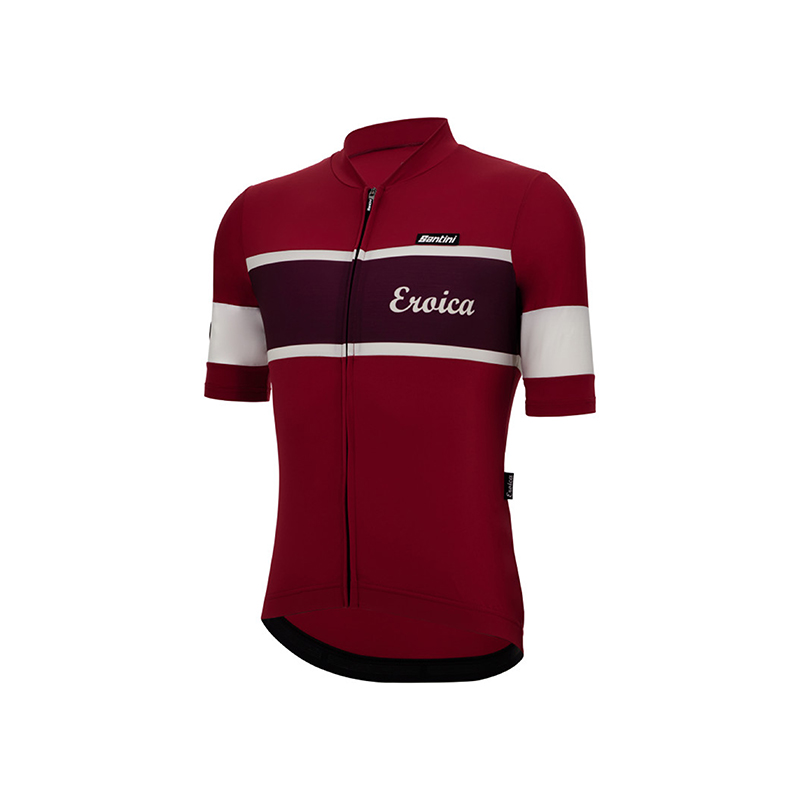 L'Eroica Sole Maglia Ciclismo Bordeaux Traspirante