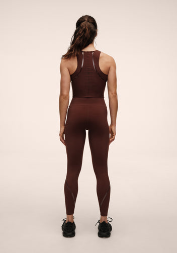 Casall Sculpture 3.0 leggings vita alta marrone shaping