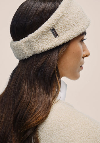 Casall Sherpa Fascia Paraorecchie Ecru Pile