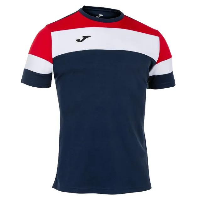 Joma Crew IV Maglia Uomo Blu Rosso Bianco Poliestere