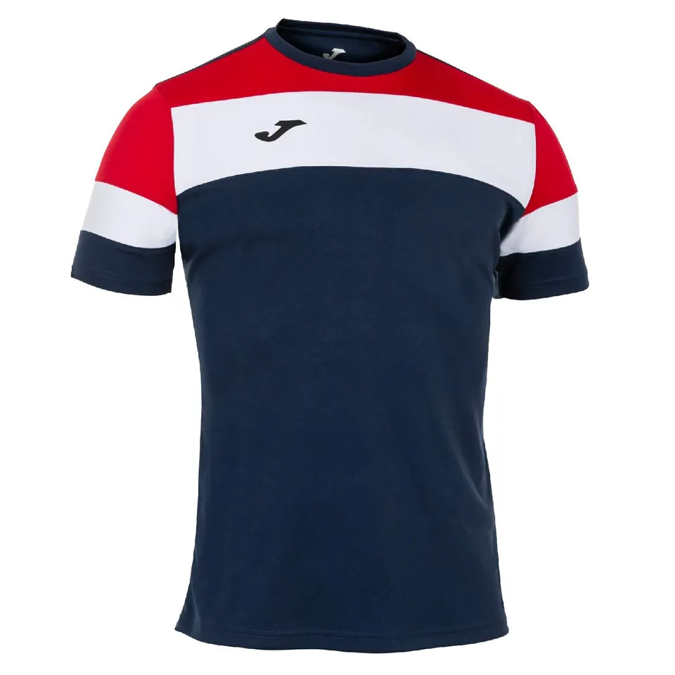 Joma Crew IV Maglia Uomo Blu Rosso Bianco Poliestere