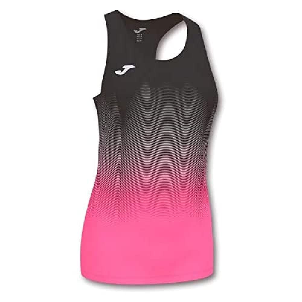 Joma Elite VII canotta corsa donna S corallo fluo