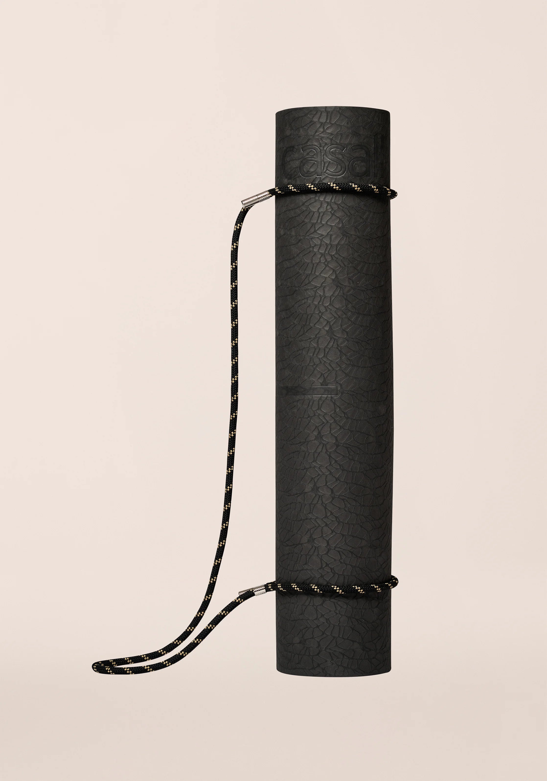 Casall Braided Yoga Mat Carry Strap tracolla nero/beige