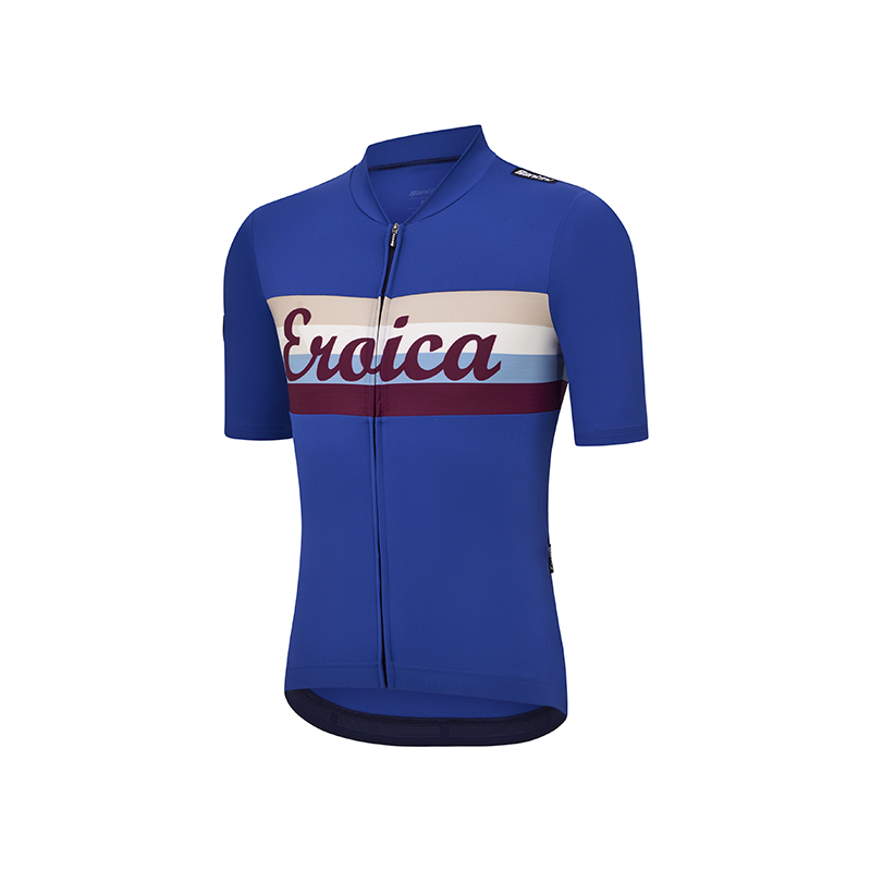 L'Eroica Timo maglia ciclismo maniche corte azzurro