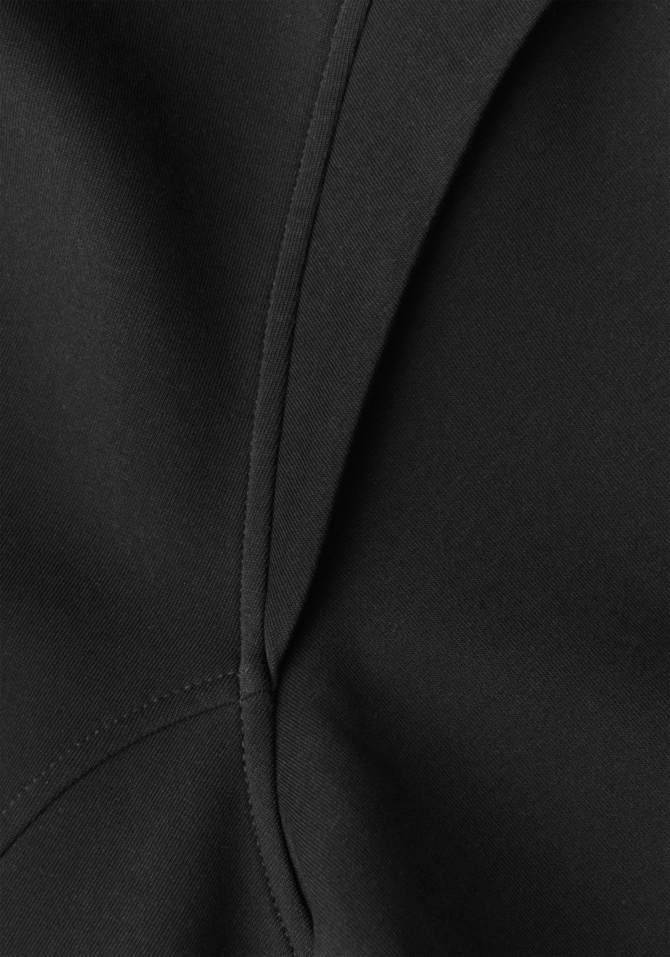 Casall Aria Full Zip felpa Black collo alto