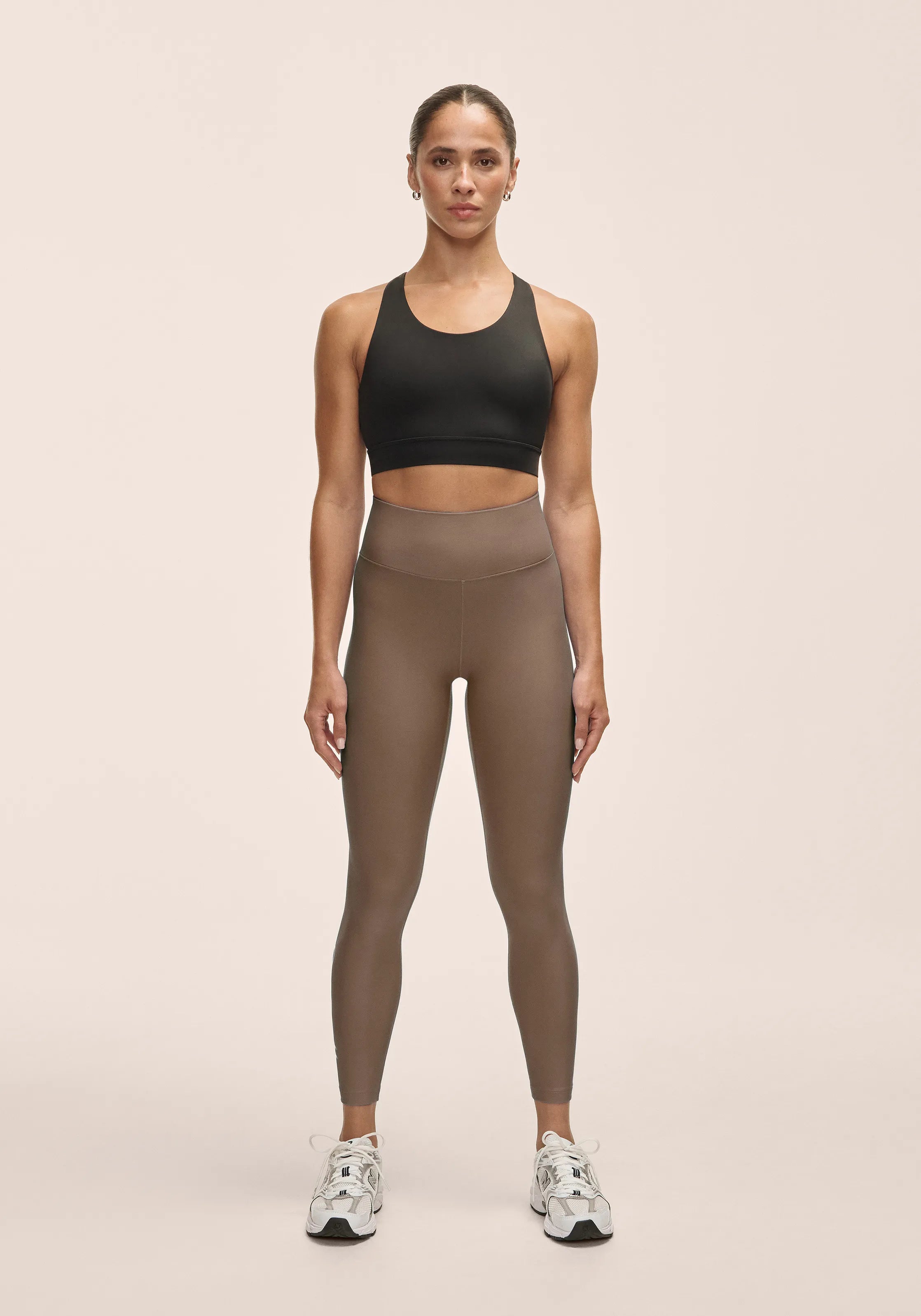 Casall Graphic High Waist leggings kaki vita alta
