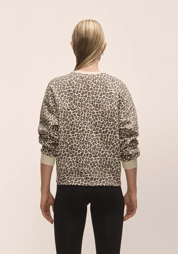 Casall Leo Terry felpa Leo Print in cotone bio