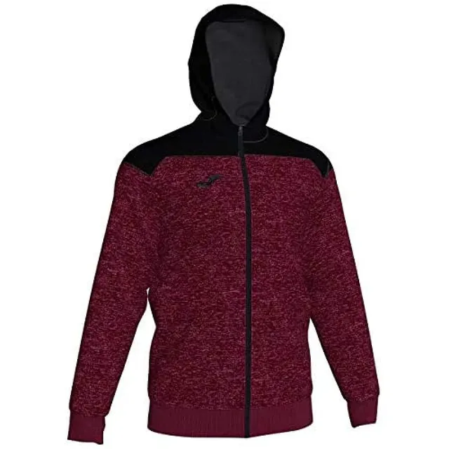 Joma Winner II giacca uomo bordeaux nero antivento