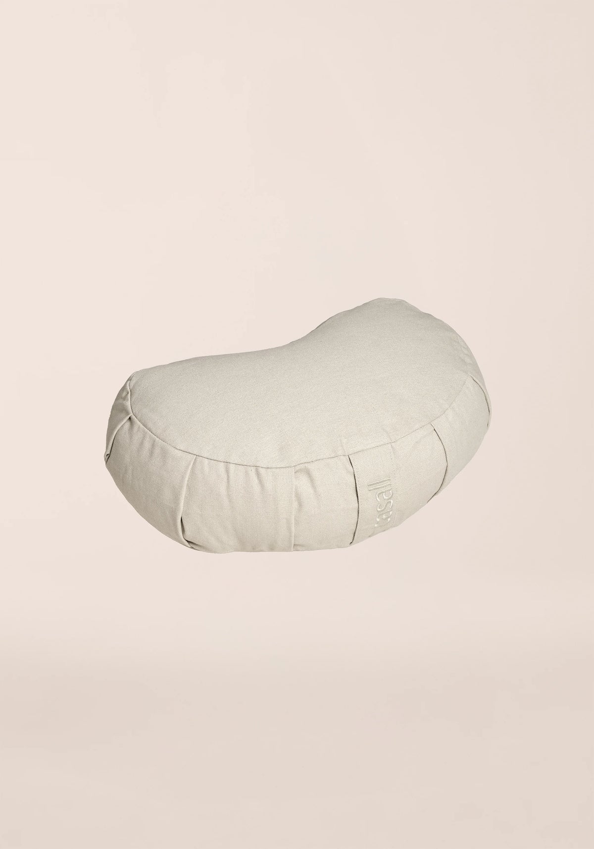 Casall Meditation Pillow Halfmoon Shape cuscino beige cotone