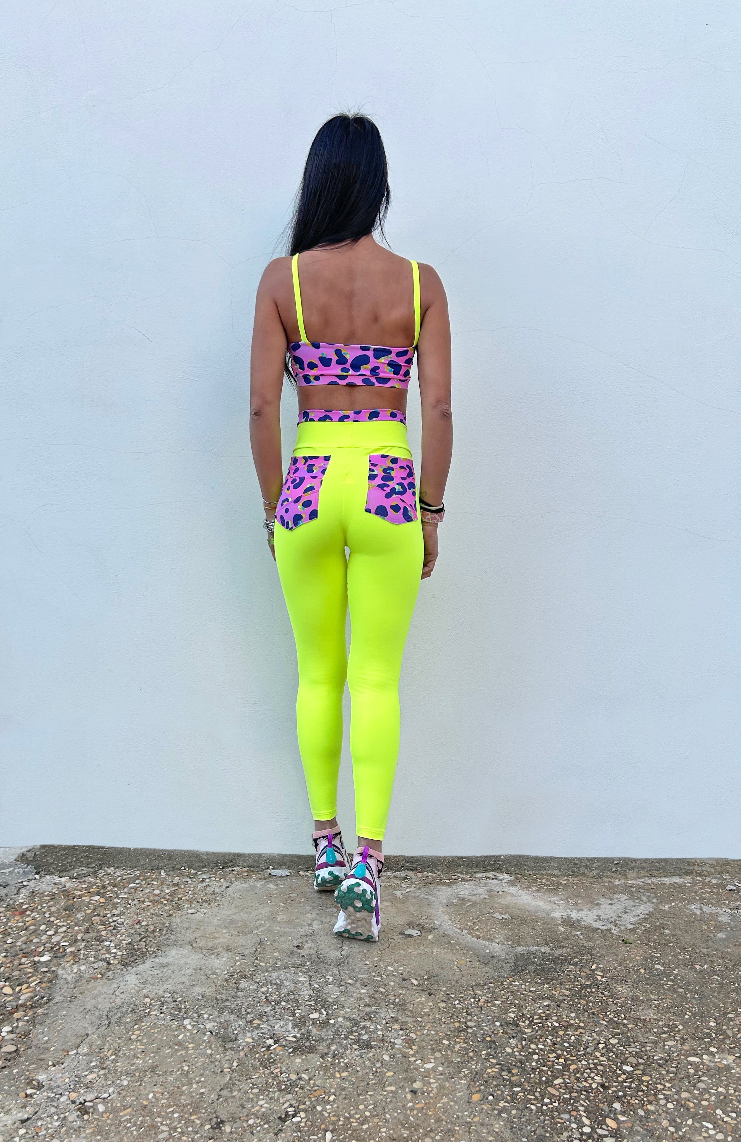 VB Amarelo leggings push up gialli