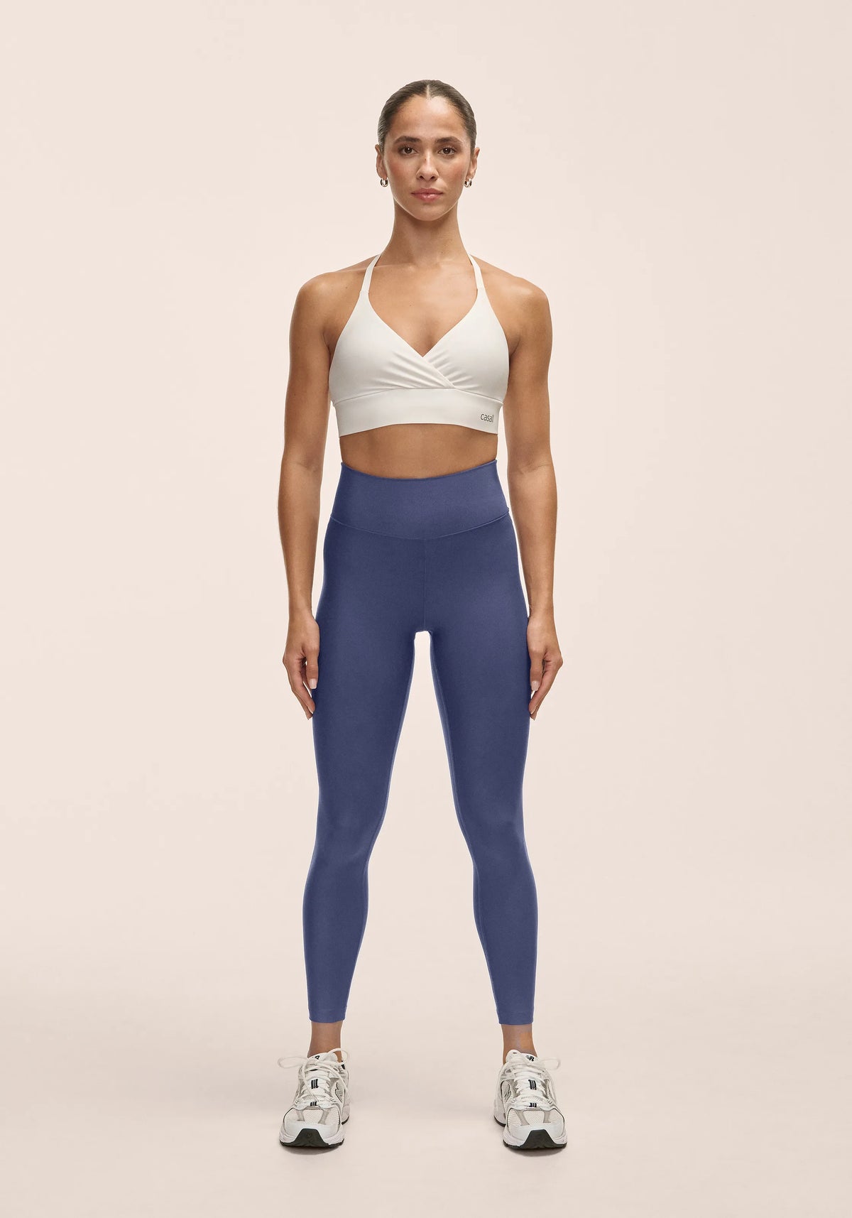 Casall Graphic High Waist Tights leggings blu shaping