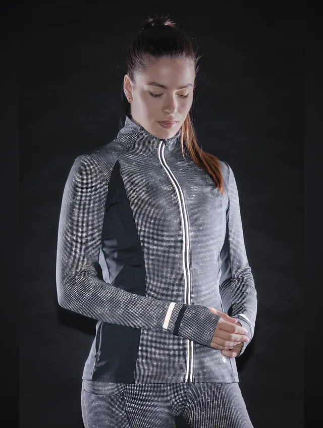 Ronhill Tech Reflect Lux giacca running donna nera termica