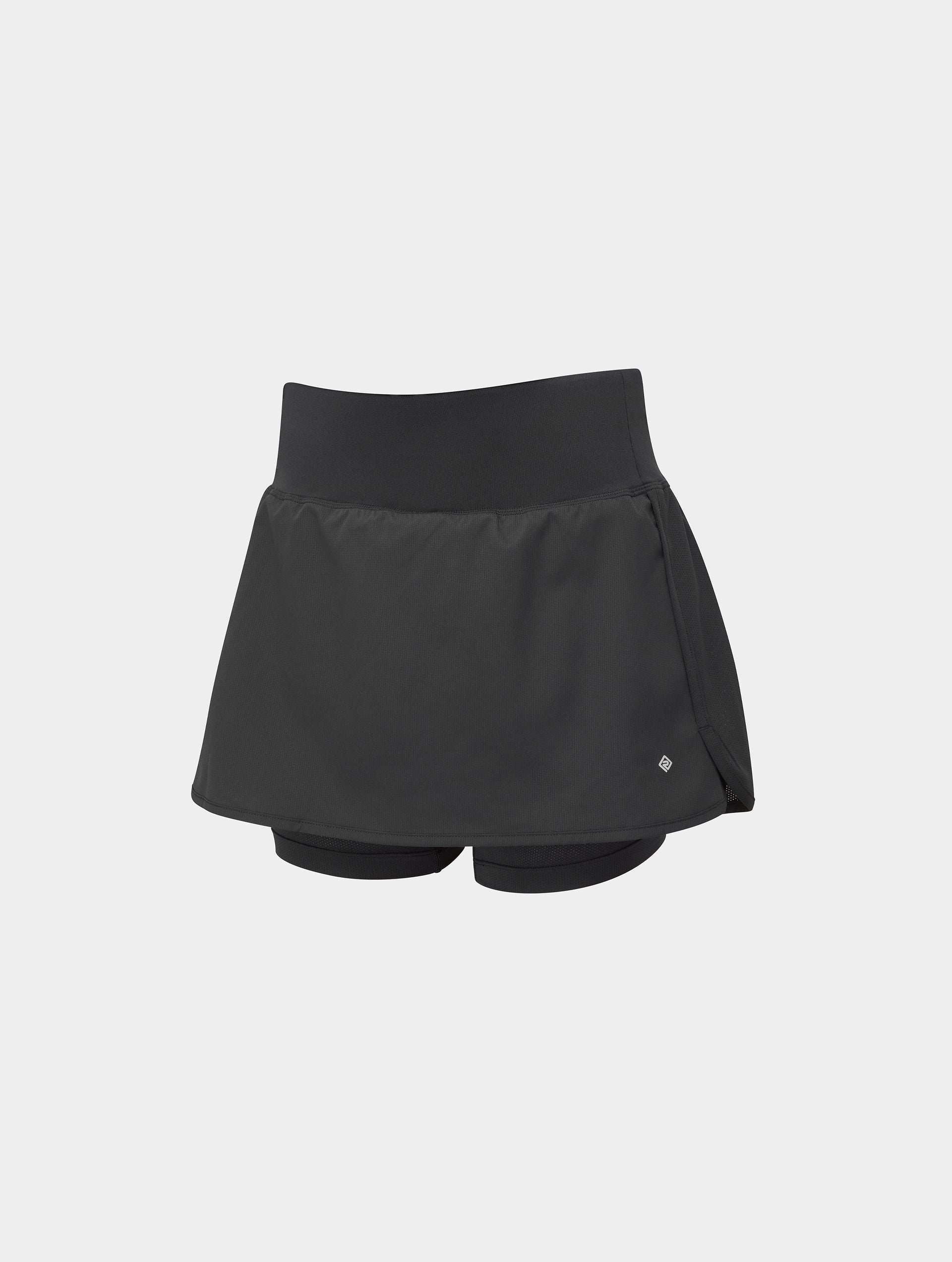 Ronhill Tech gonna running donna nera con pantaloncino