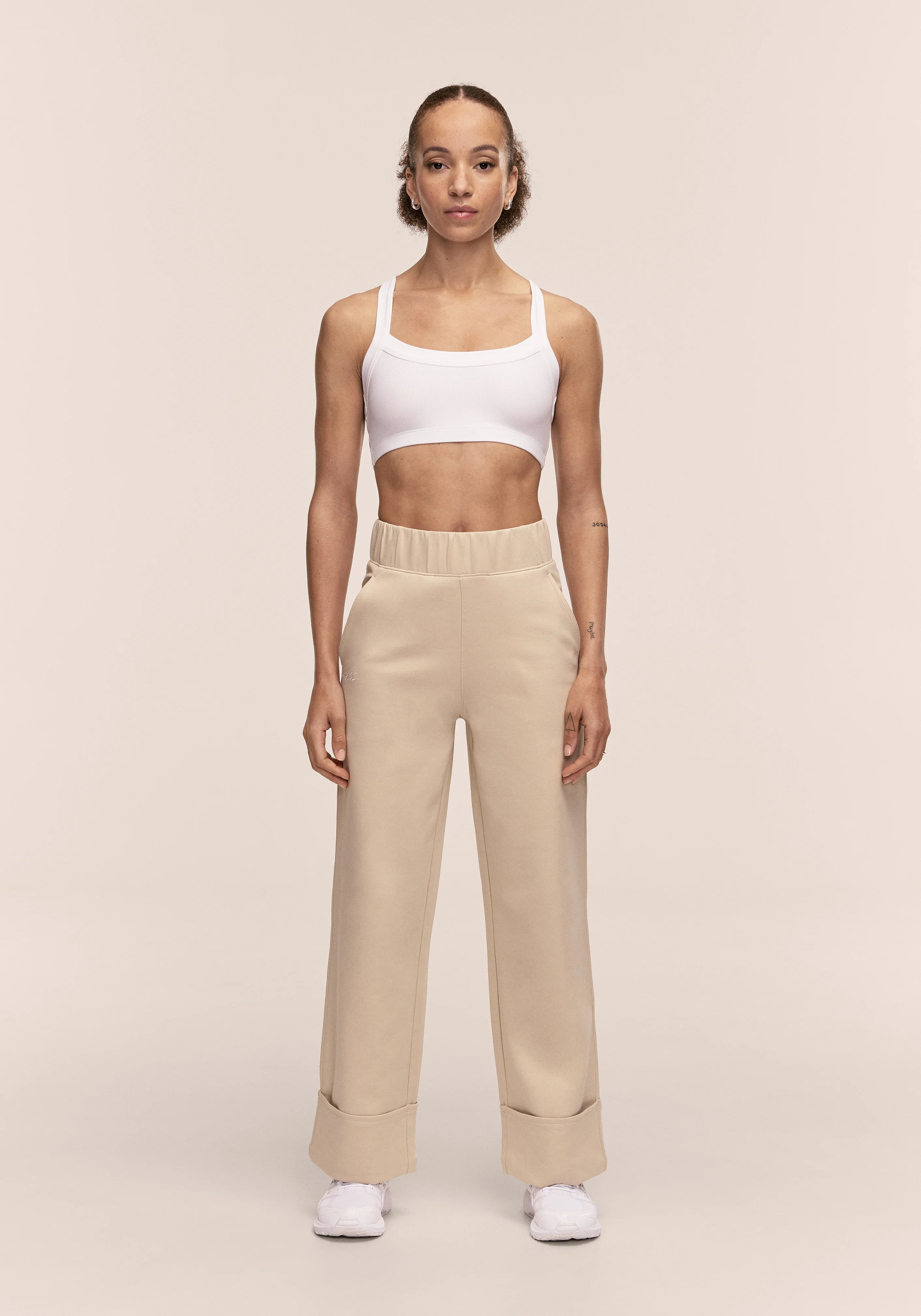 Casall Defined Rib Sport Top top sportivo bianco traspirante