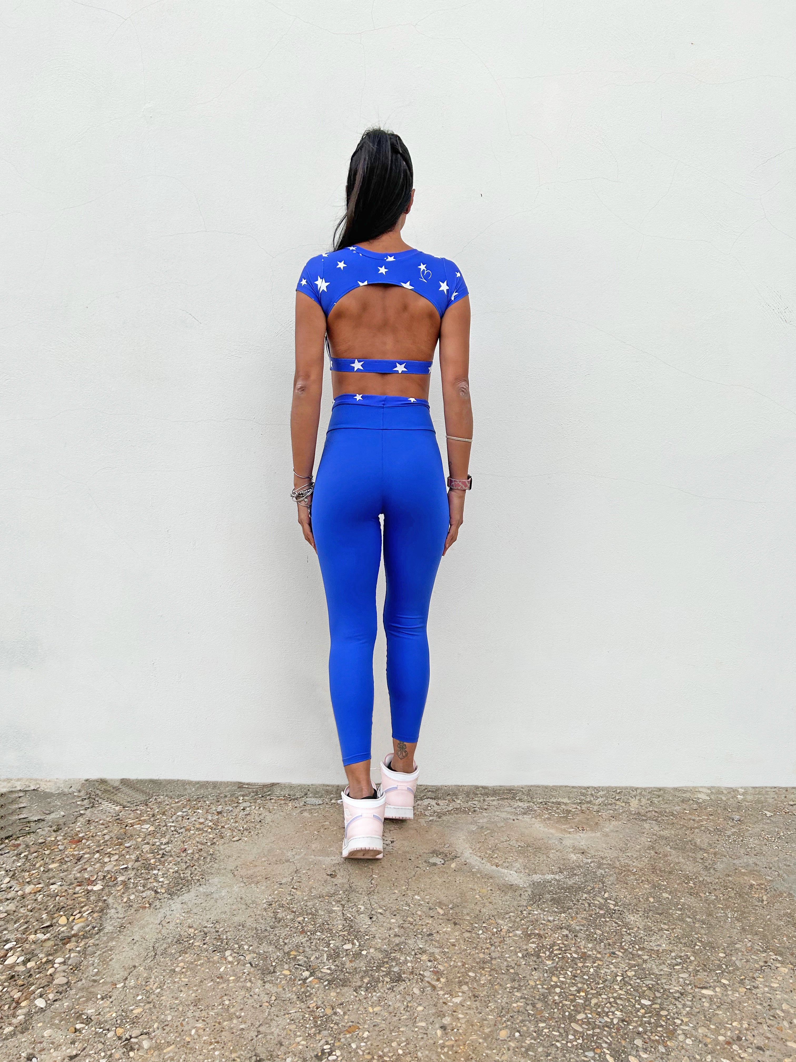 VB Star leggings vita alta e bassa traspirante