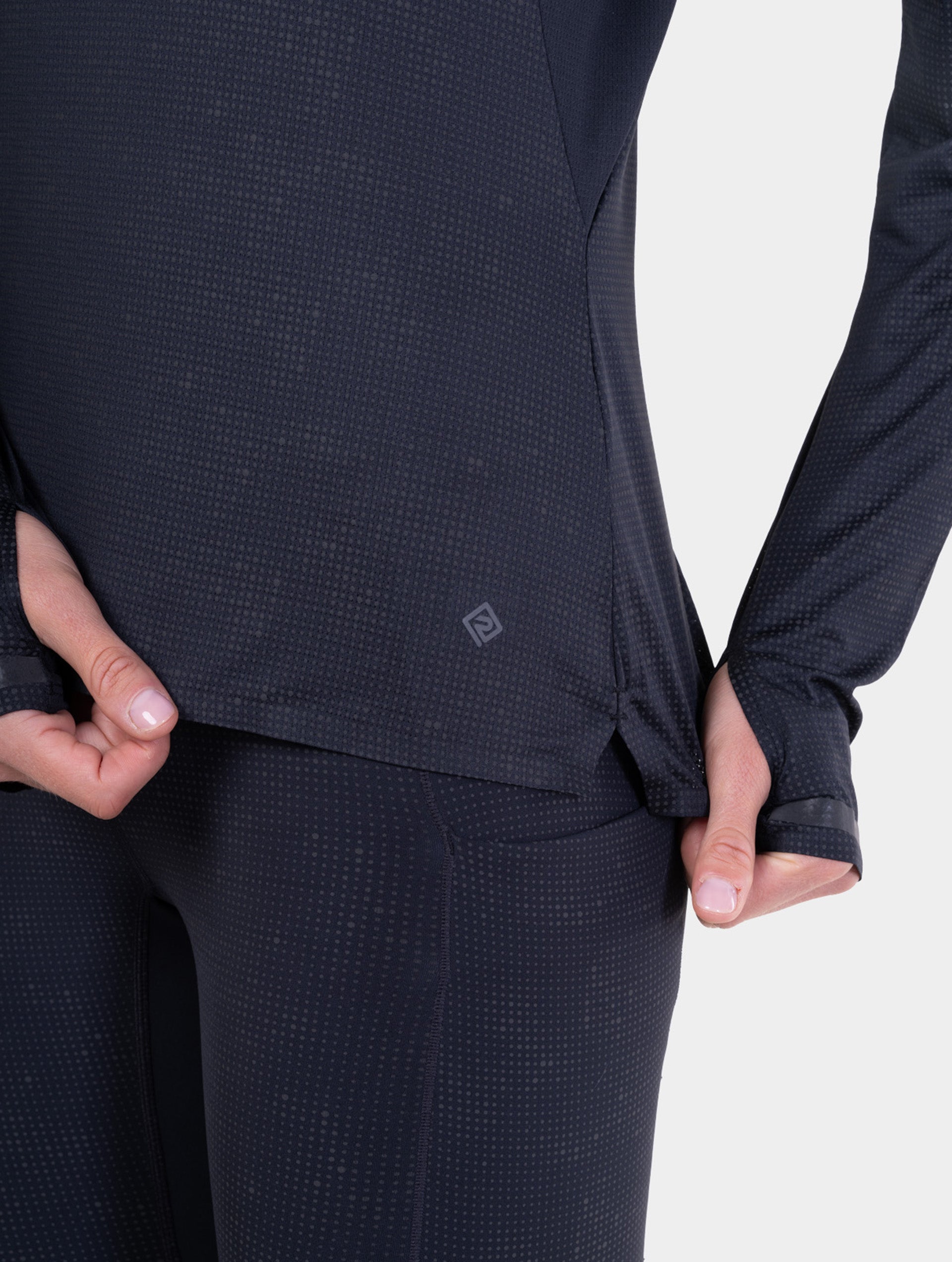 Ronhill Tech Reflect Lux maglia donna nera riflettente manica lunga