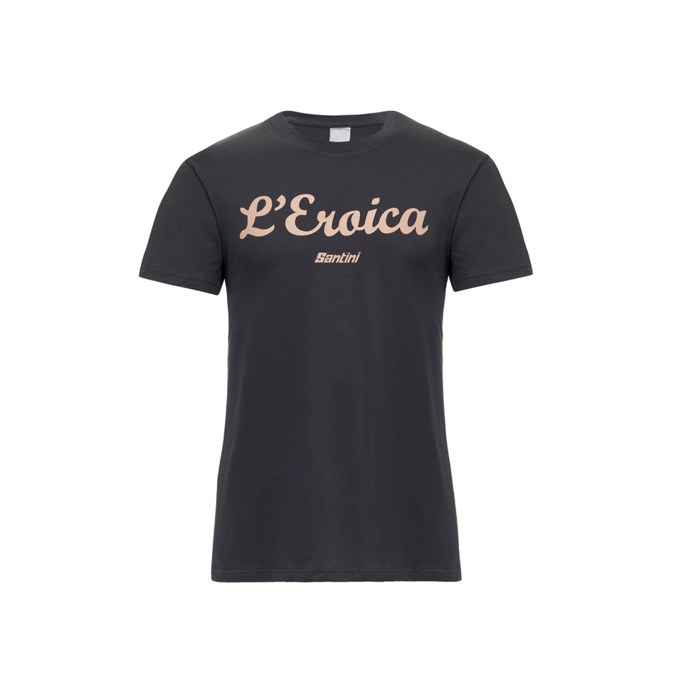L'Eroica t-shirt cotone grigia vestibilità regolare