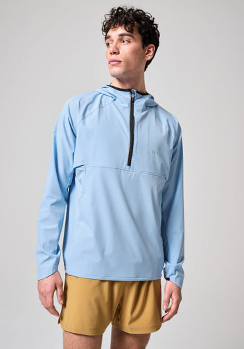 Casall M Dynamic Windbreaker Anorak giacca azzurra
