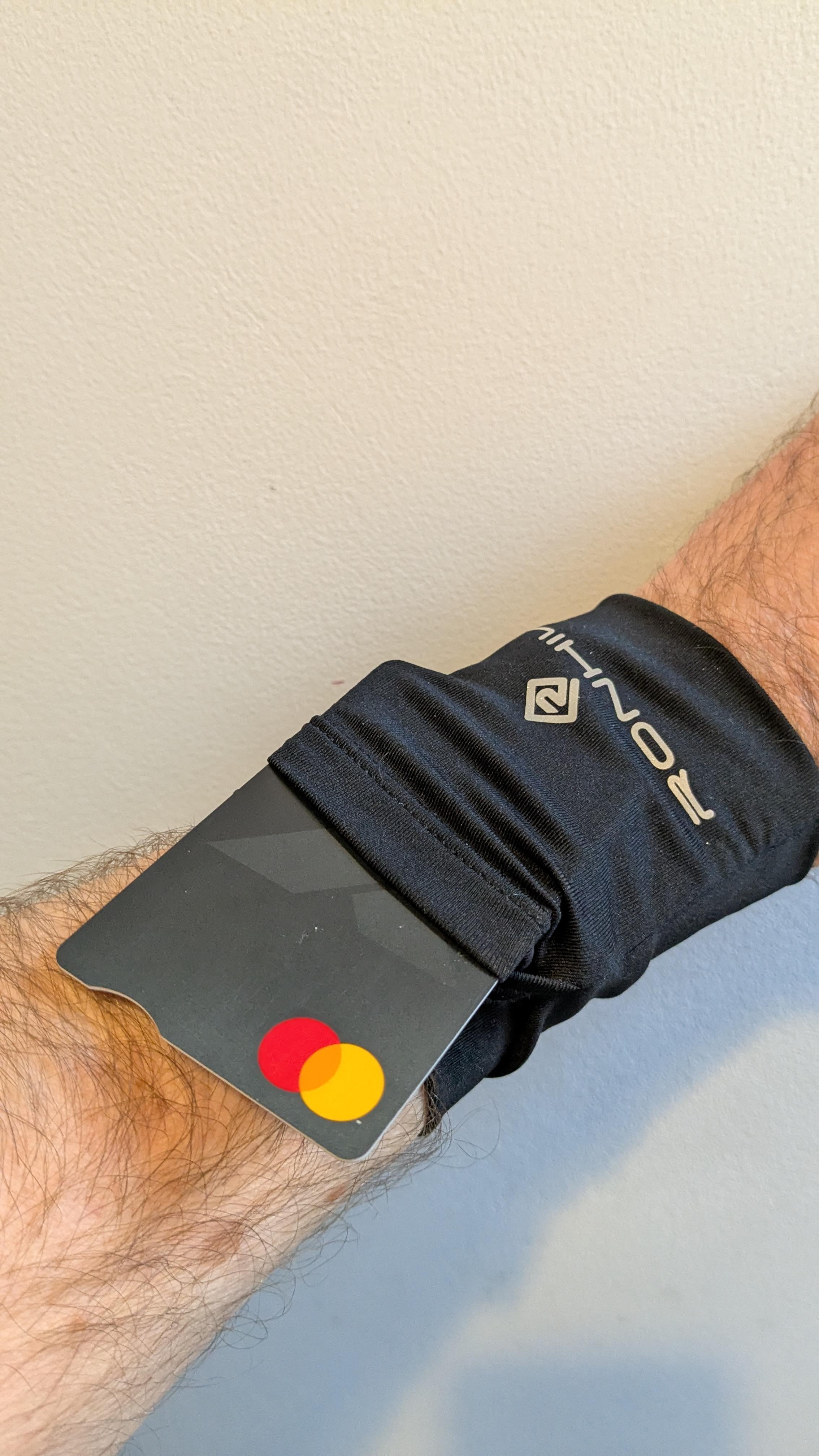 Ronhill Stretch Wrist Pocket tasca da polso All Black
