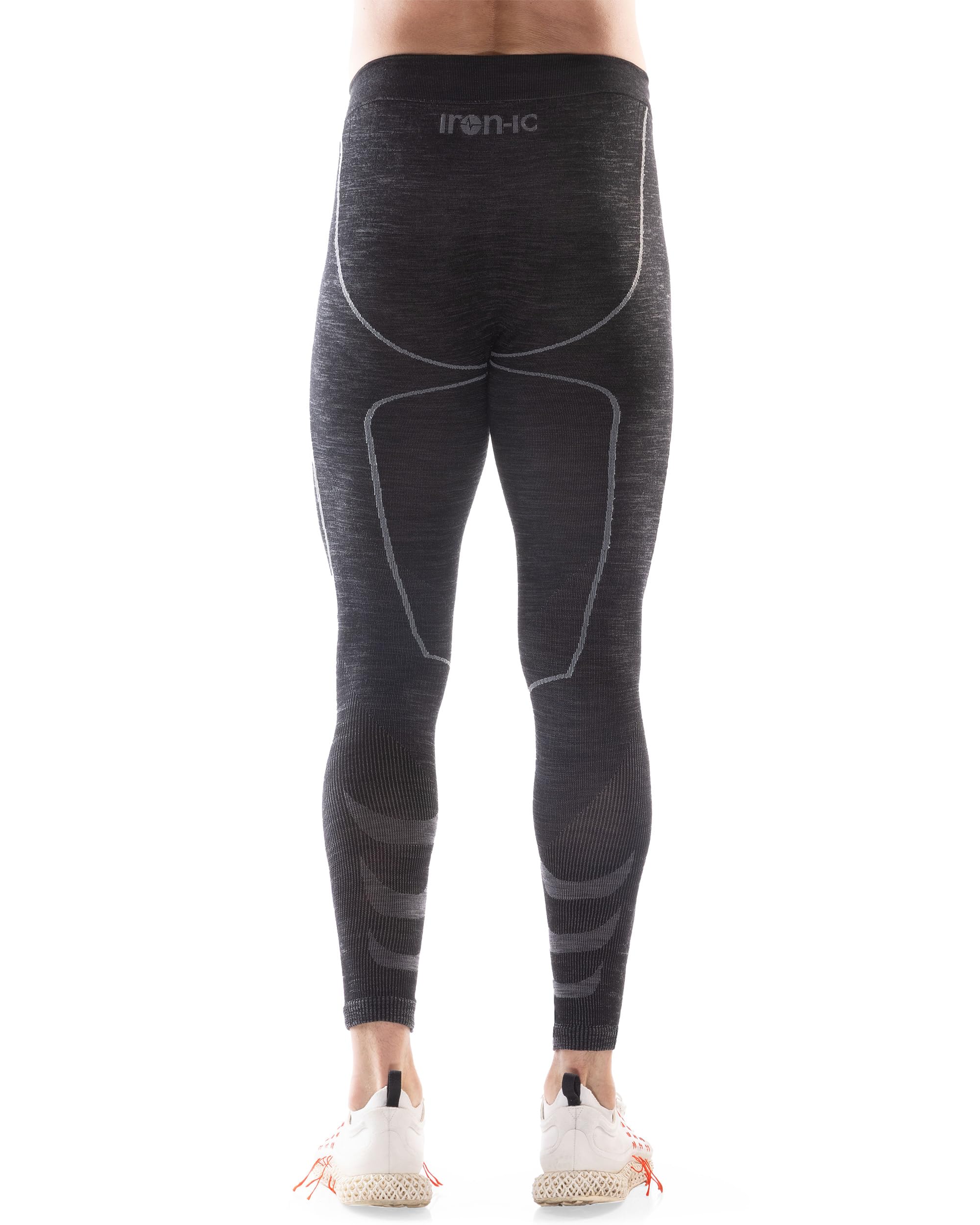 IRON-IC Ultra Warm 600824 Leggings Uomo S-M Merino
