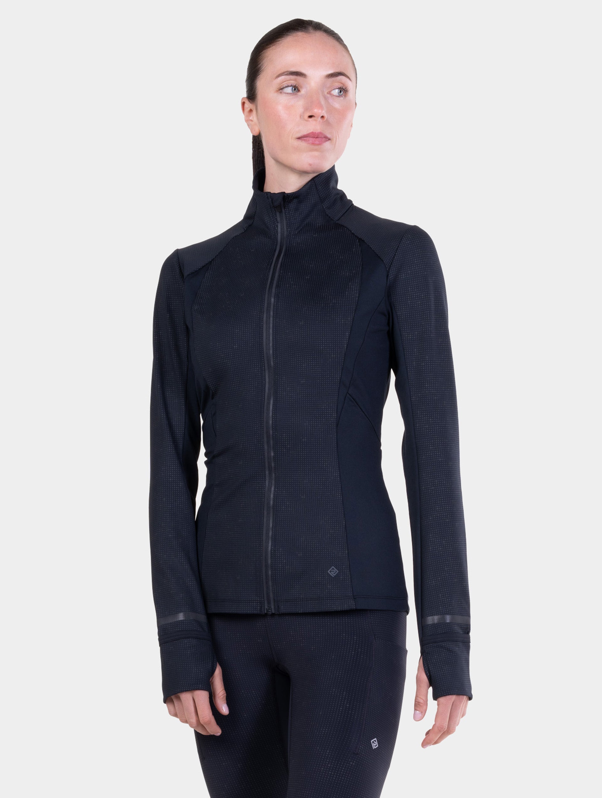 Ronhill Tech Reflect Lux giacca running donna nera termica