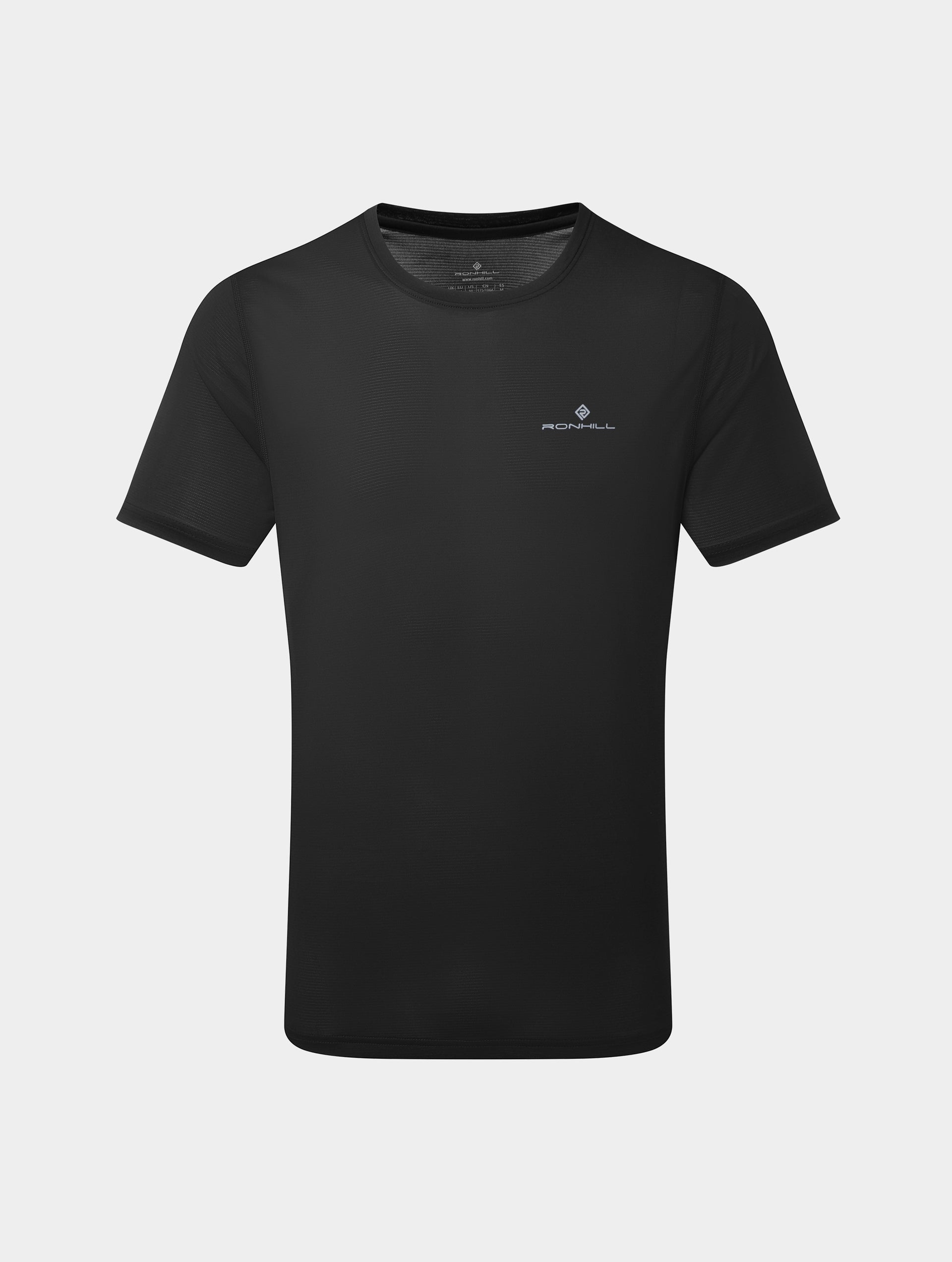 Ronhill Core S/S Tee t-shirt running uomo nero traspirante