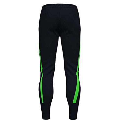 Joma Advance Pantaloni Sport Uomo Nero Verde Fluo