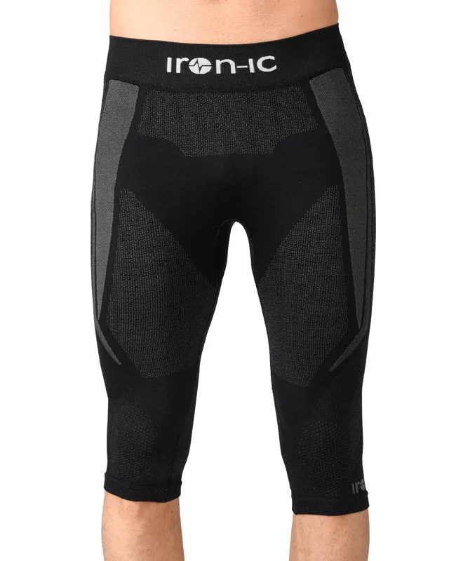 IRON-IC Thermic 600309 leggings 3/4 uomo L-XL elasticizzati