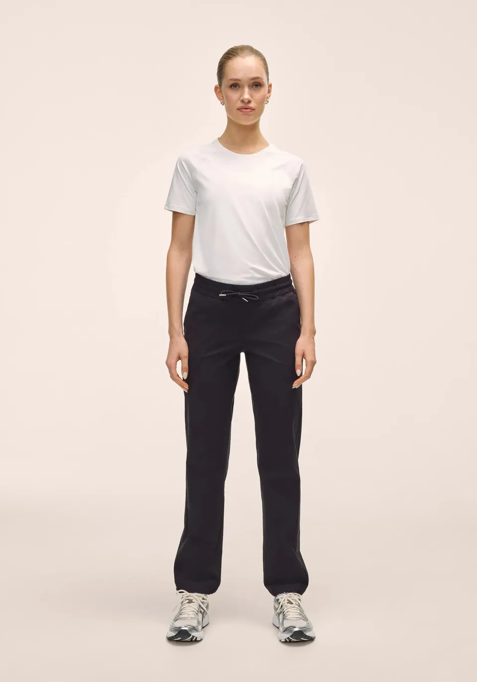 Casall Daily Woven Pant pantaloni Nero outdoor stretch