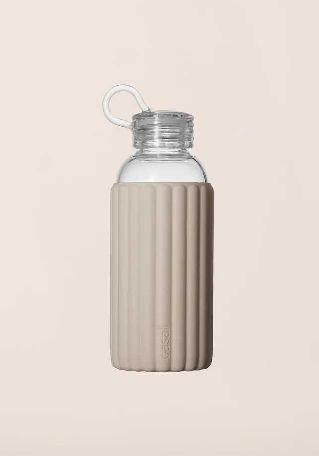 Casall Sthlm Glass Bottle borraccia vetro 0,5l silicone