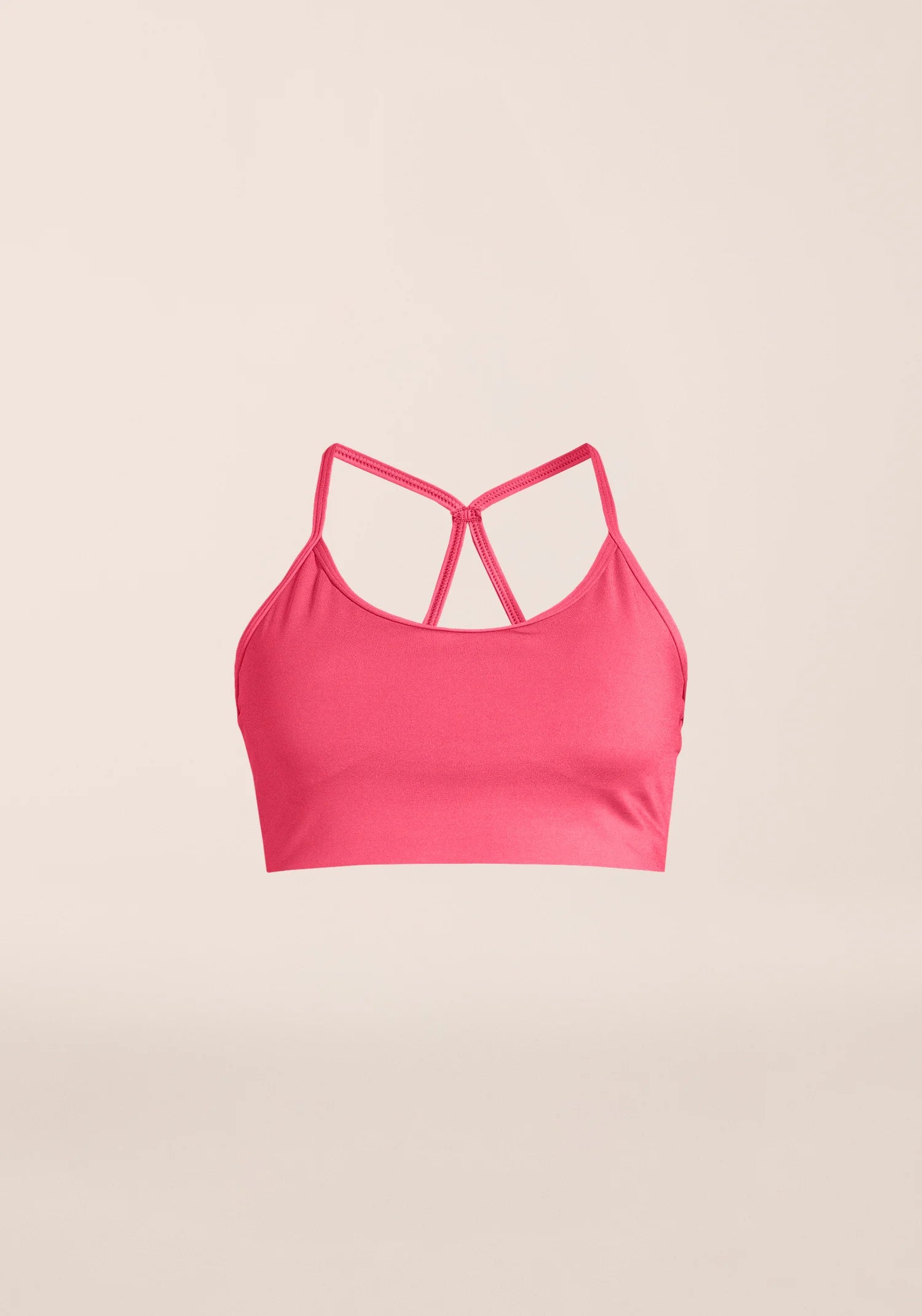 Casall Sleek Strappy reggiseno sportivo Ruby Blush medio