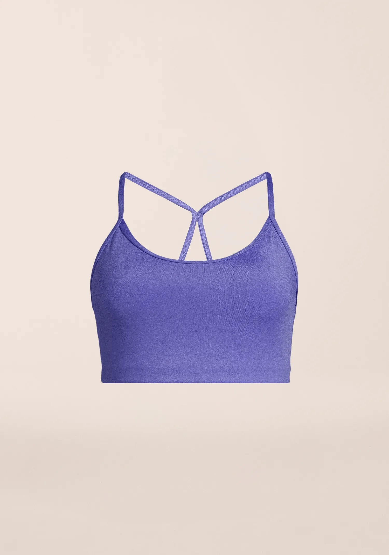 Casall Sleek Strappy reggiseno sportivo viola supporto medio