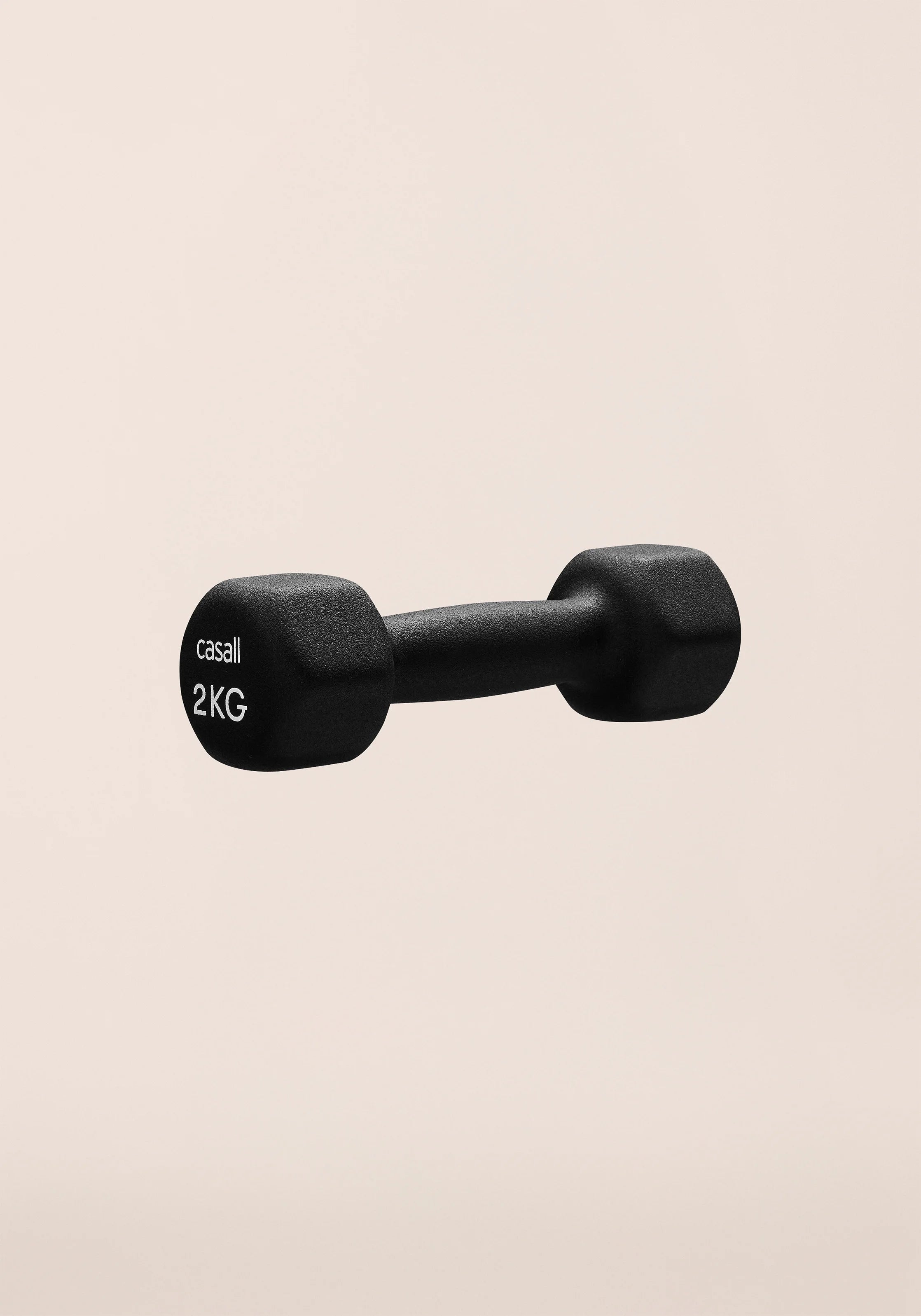 Casall Classic Dumbbell manubrio 2 kg neoprene nero