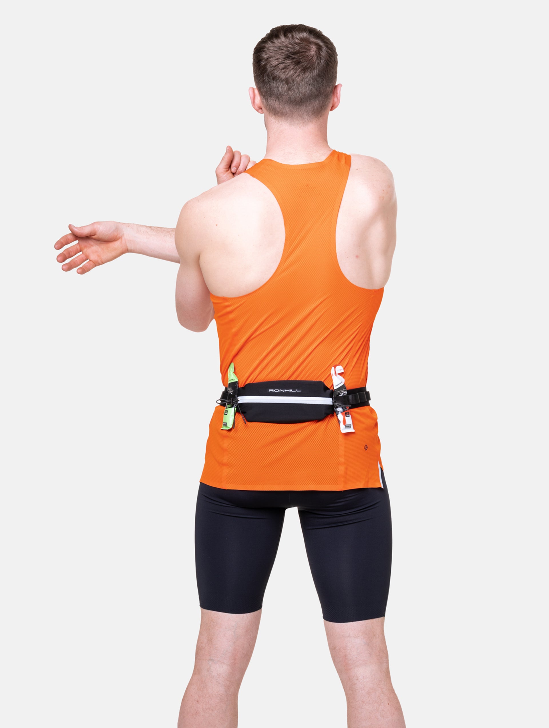 Ronhill Race cintura running nera porta essenziali