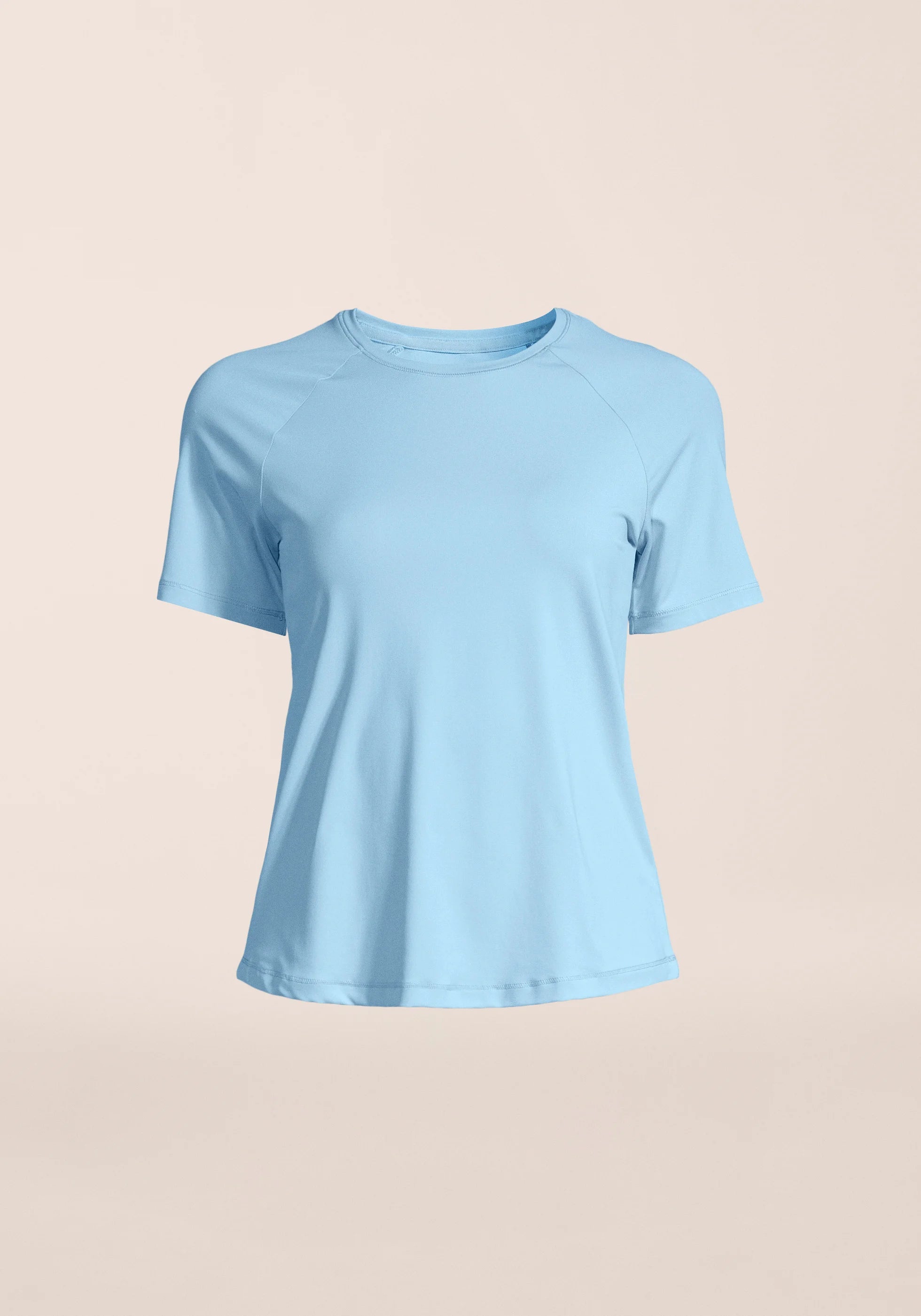Casall Essential Tee maglietta tecnica blu laguna traspirante