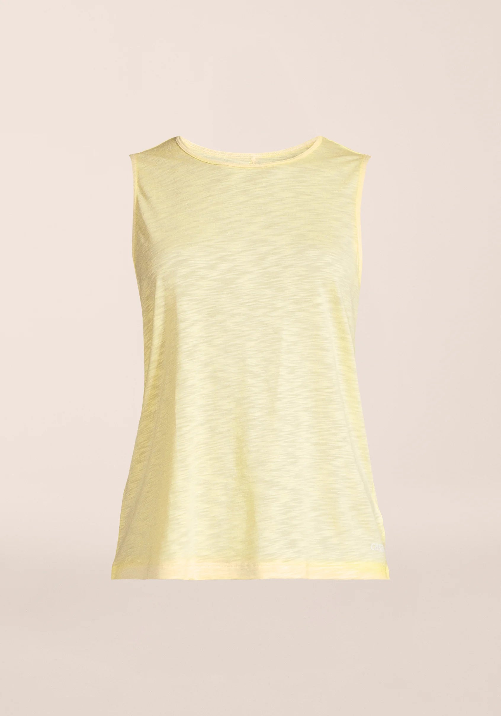 Casall Soft Texture canotta Yellow Steam in lyocell