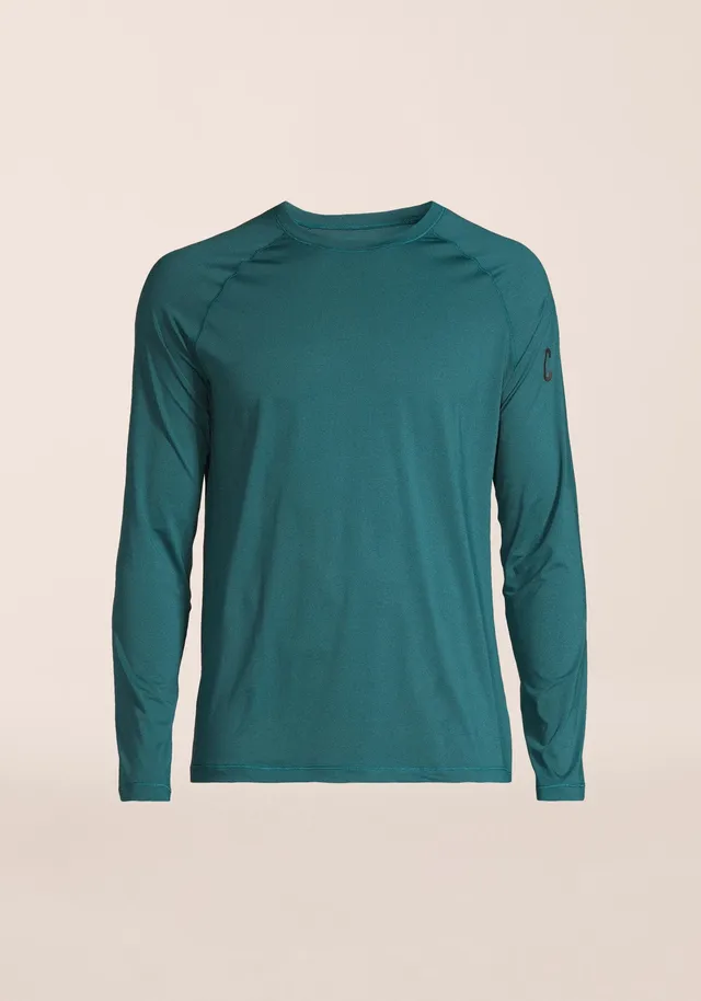 Casall Rapidry Long Sleeve maglia running verde stretch
