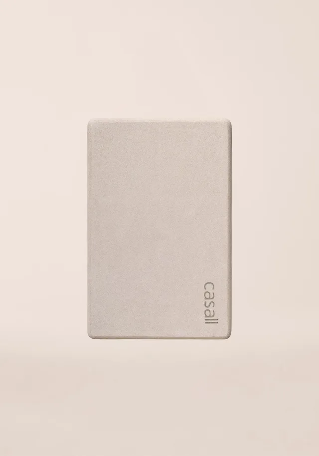Casall Yoga Block blocco yoga beige chiaro stabile