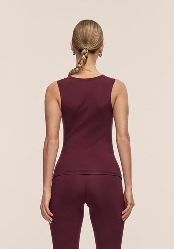 Casall Sublime Studio Tank canotta Cherry Moon cotone