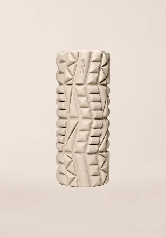Casall Recovery Foam Roller rullo massaggio cashmere chiaro recupero