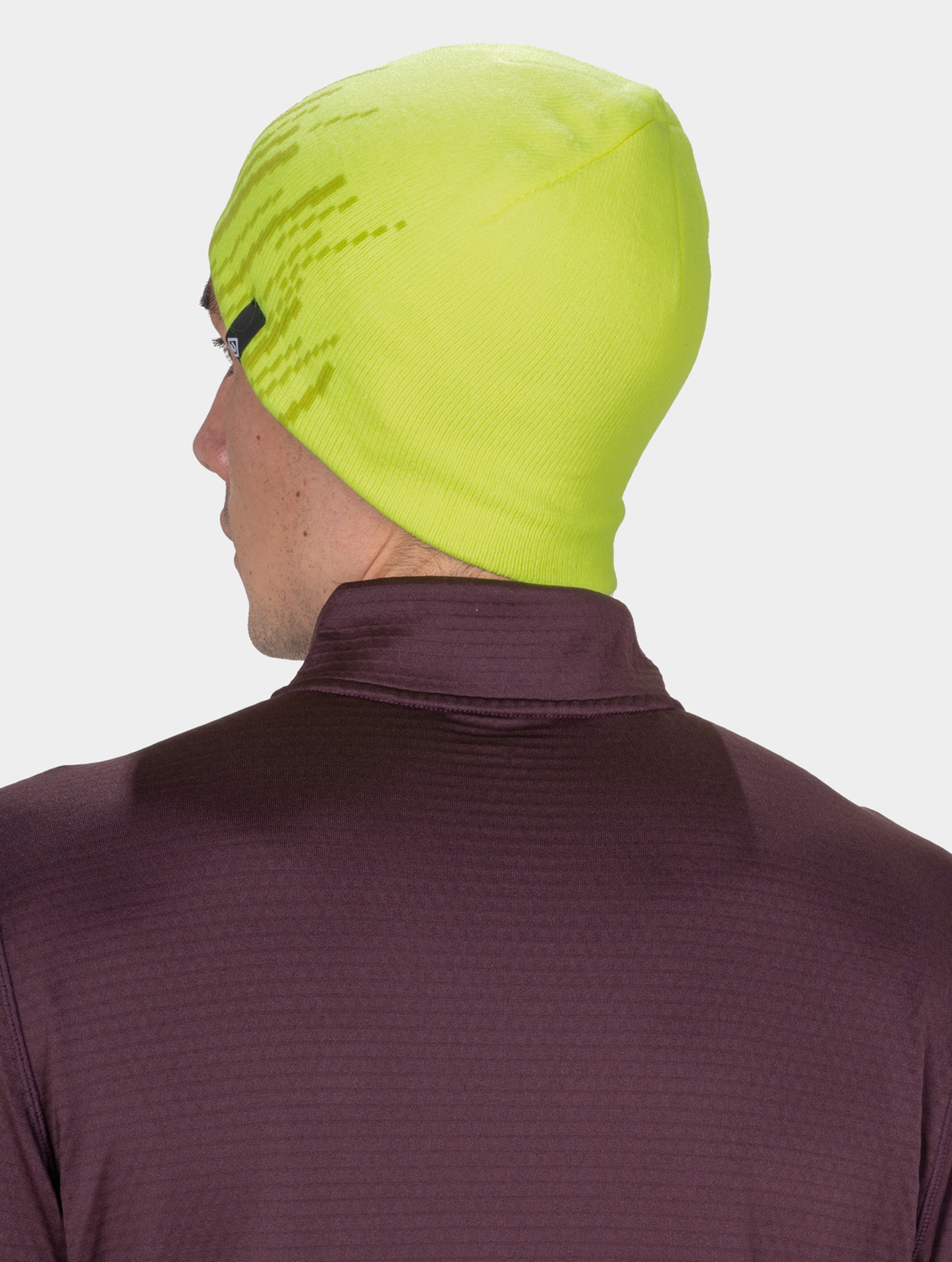Ronhill Run Beanie berretto running Fluo Zest leggero