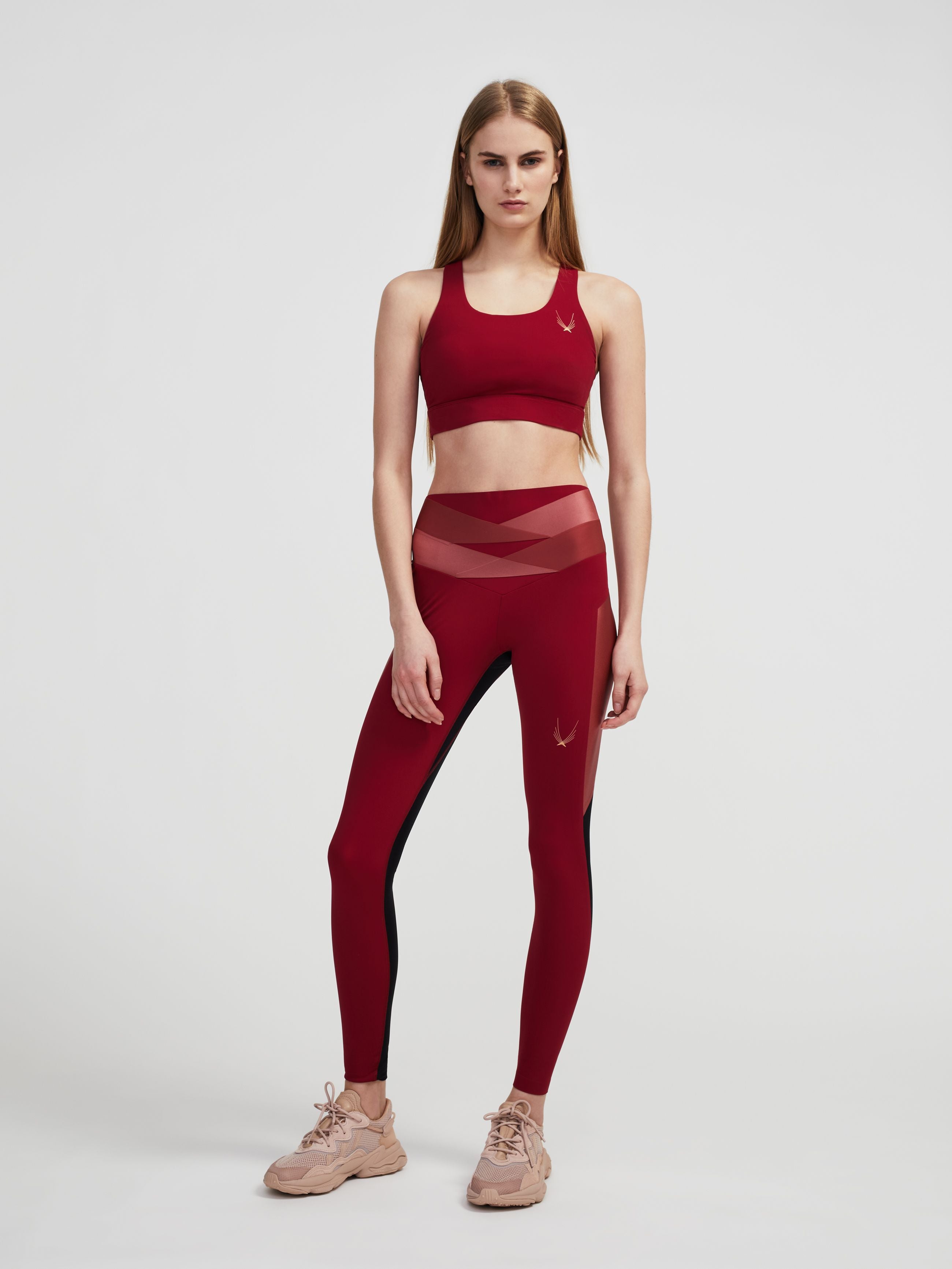 Lucas Hugh Axis Leggings bordeaux L compressione