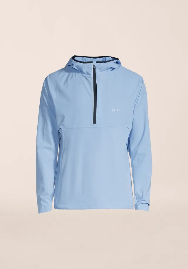 Casall M Dynamic Windbreaker Anorak giacca azzurra