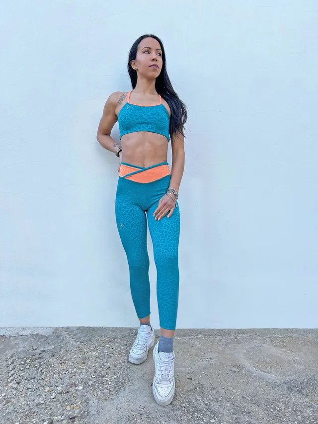 VB Marino Legging sportivo blu push up