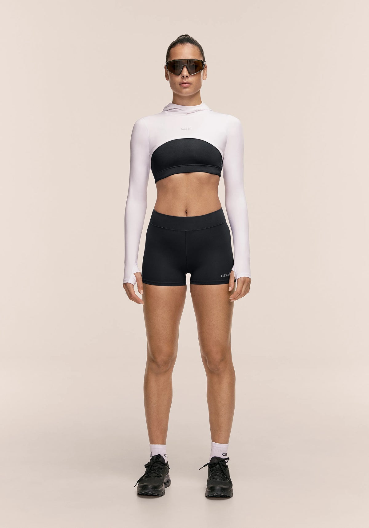 Casall Performance Running Hotpants shorts running neri compressivi